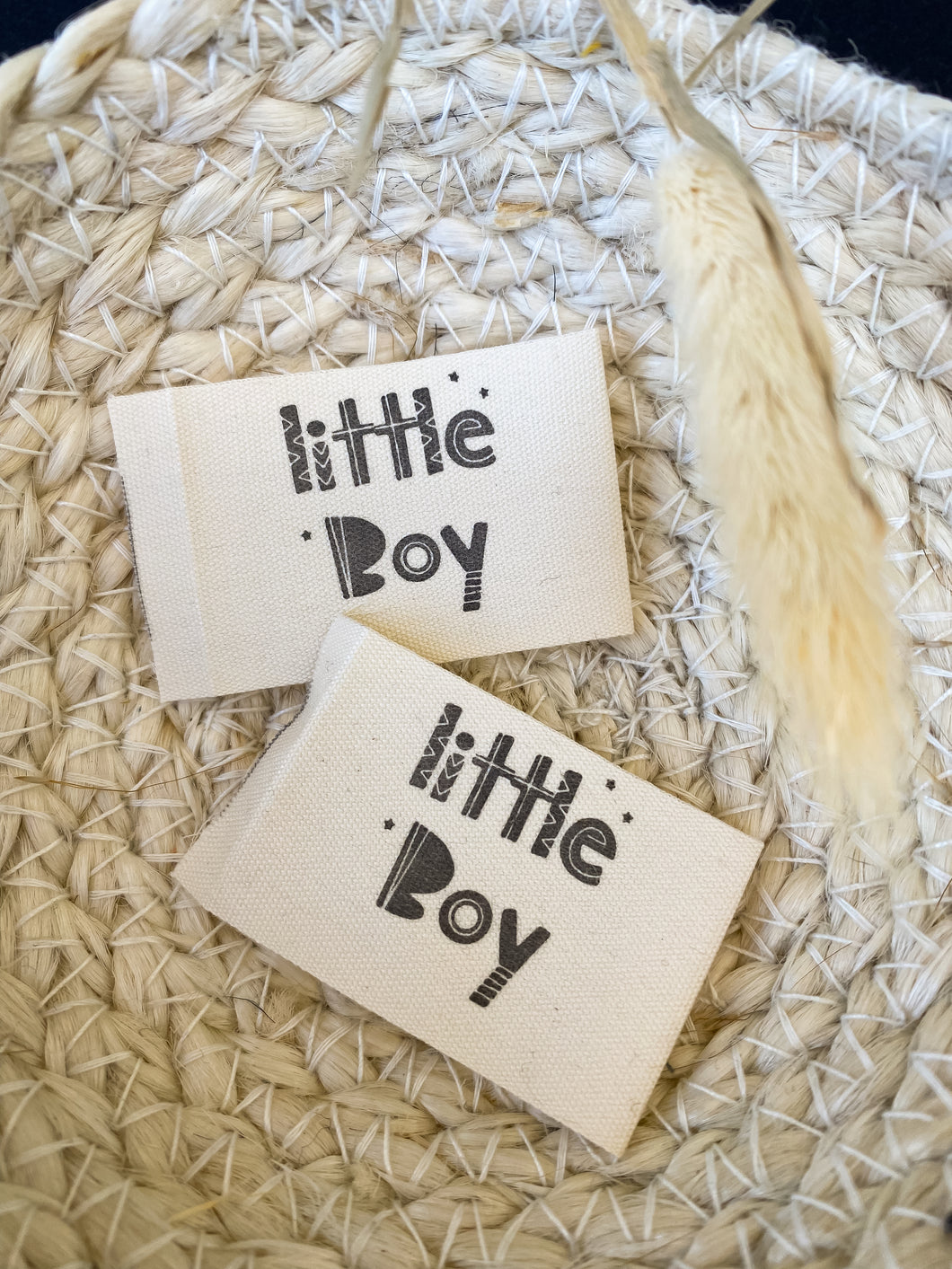 little boy Baumwoll Label