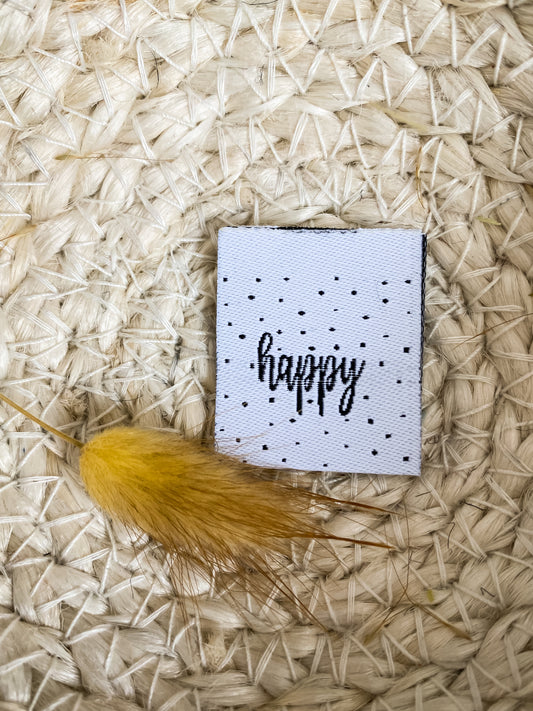 happy & dots Web Label