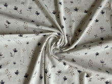 Lade das Bild in den Galerie-Viewer, Spring flowers beige - Rib Jersey
