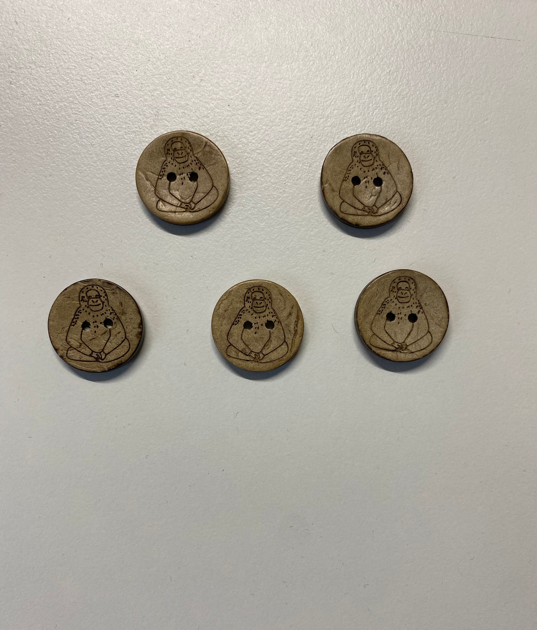20x20mm personalisierte Kokosknöpfe mit deinem Logo