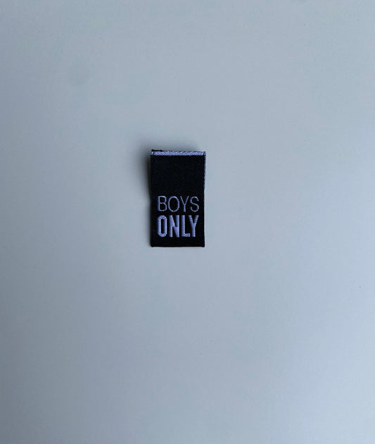 Boys Only Label