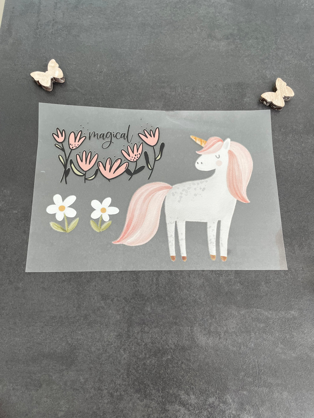 Magical Unicorn Bügelbild groß
