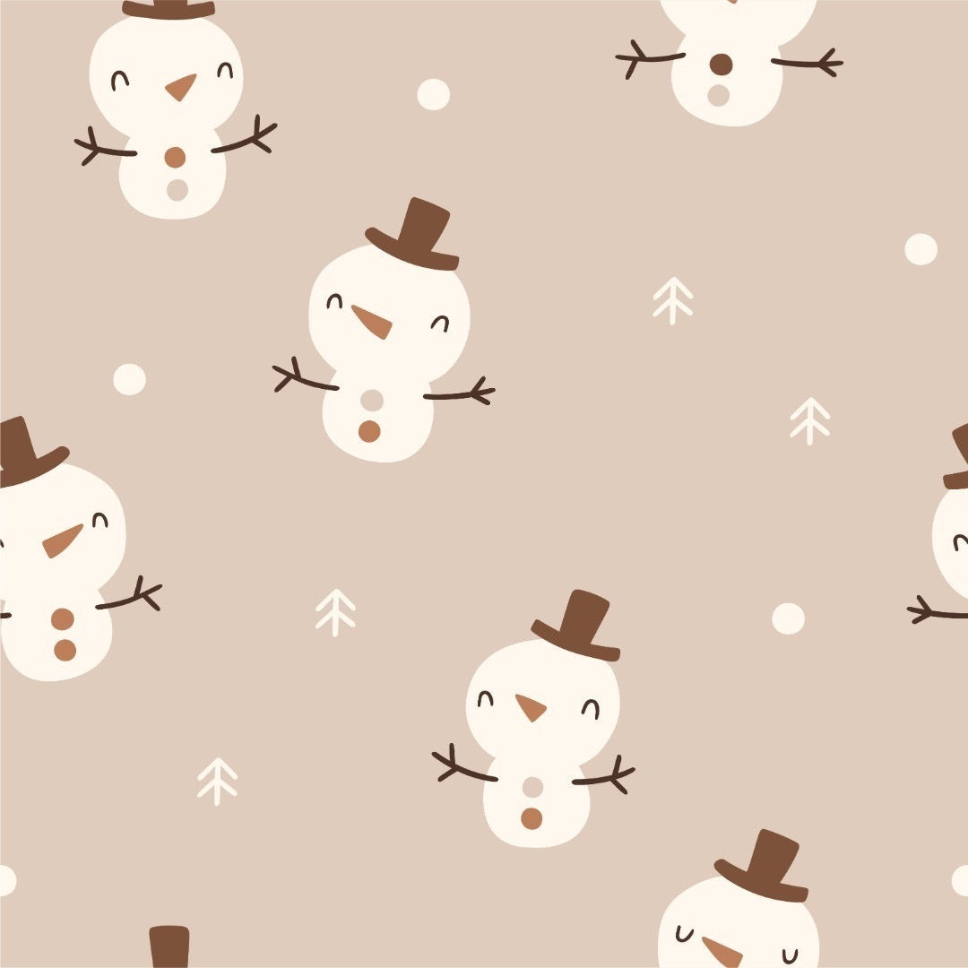 Schneemann beige - French Terry