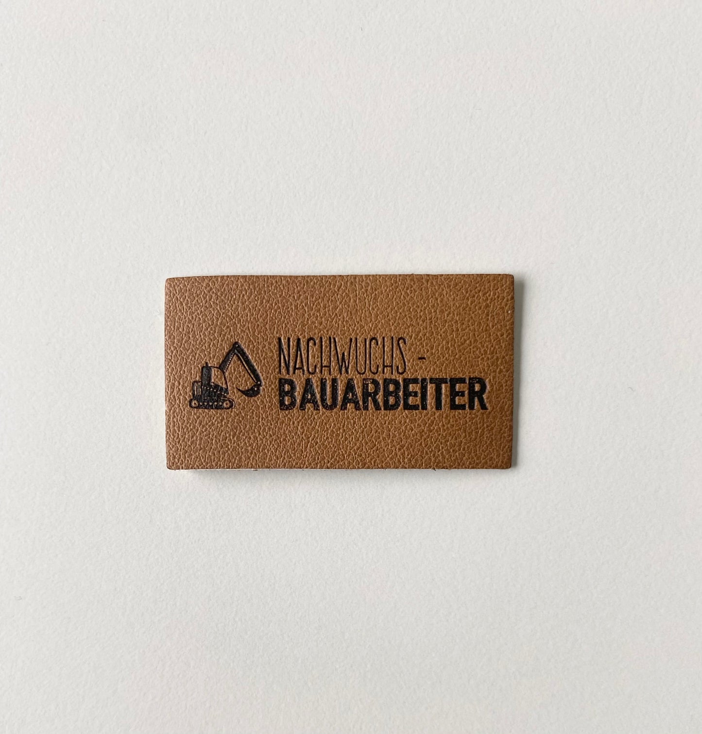 Nachwuchs Bauarbeiter Label