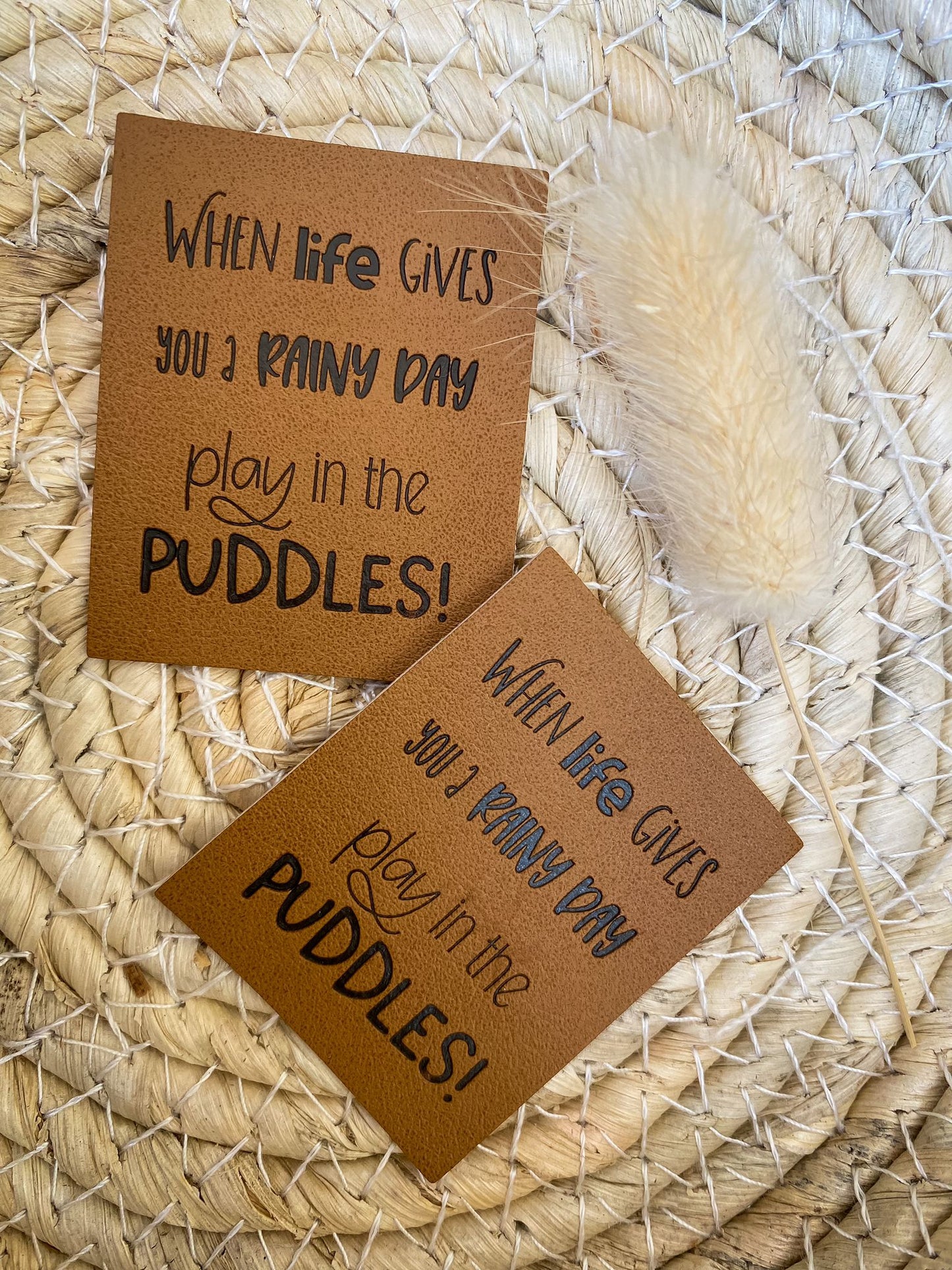 When life gives you a rainy day Label