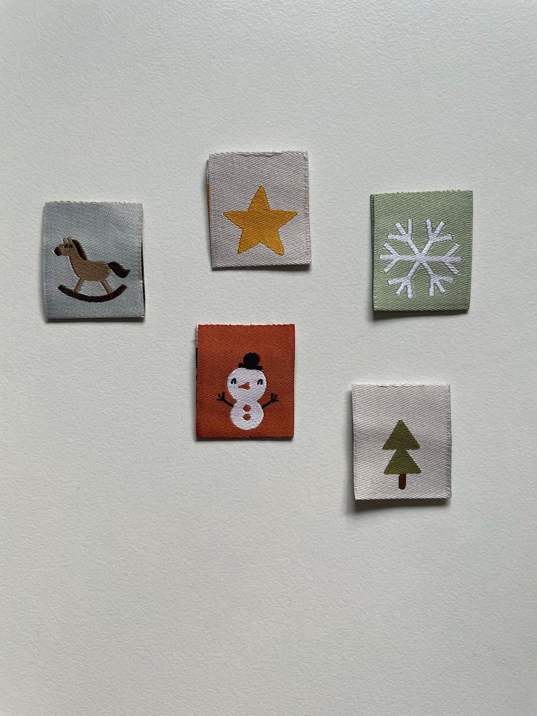 Weihnachts Web Label Set 1
