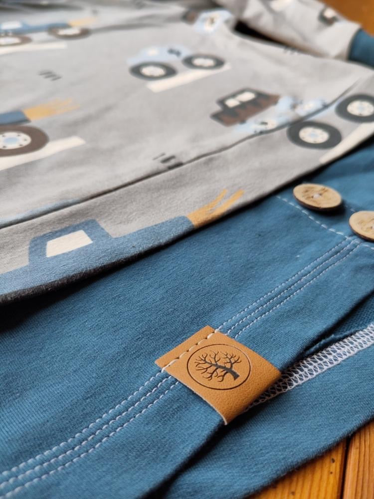 Kunstleder Label personalisiert
