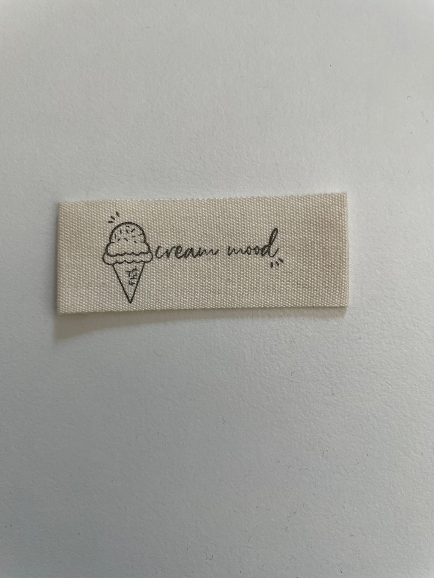 Ice cream mood Label