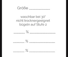 Load image into Gallery viewer, Textiletikett personalisiert weiß
