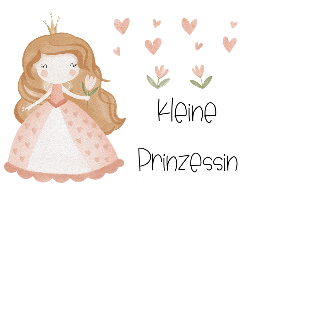 Kleine Prinzessin Bügelbild groß