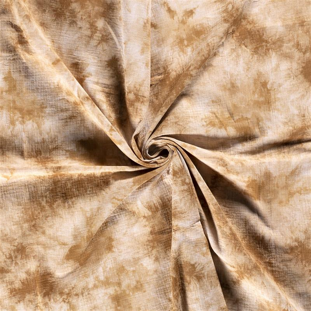 Musselin Batik caramel