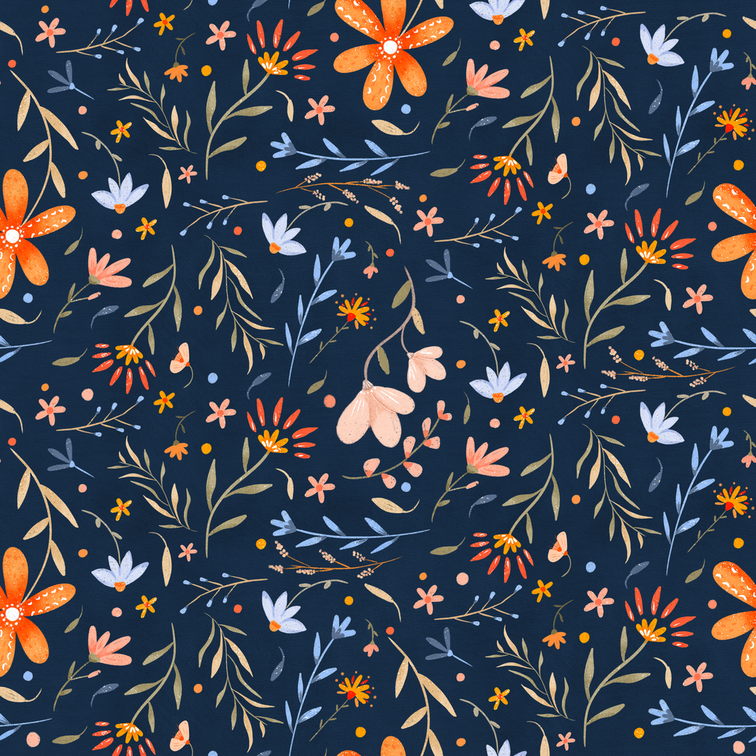 Tallie flowers blue
