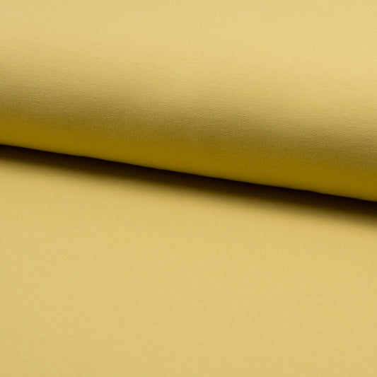 French Terry dusty yellow organic